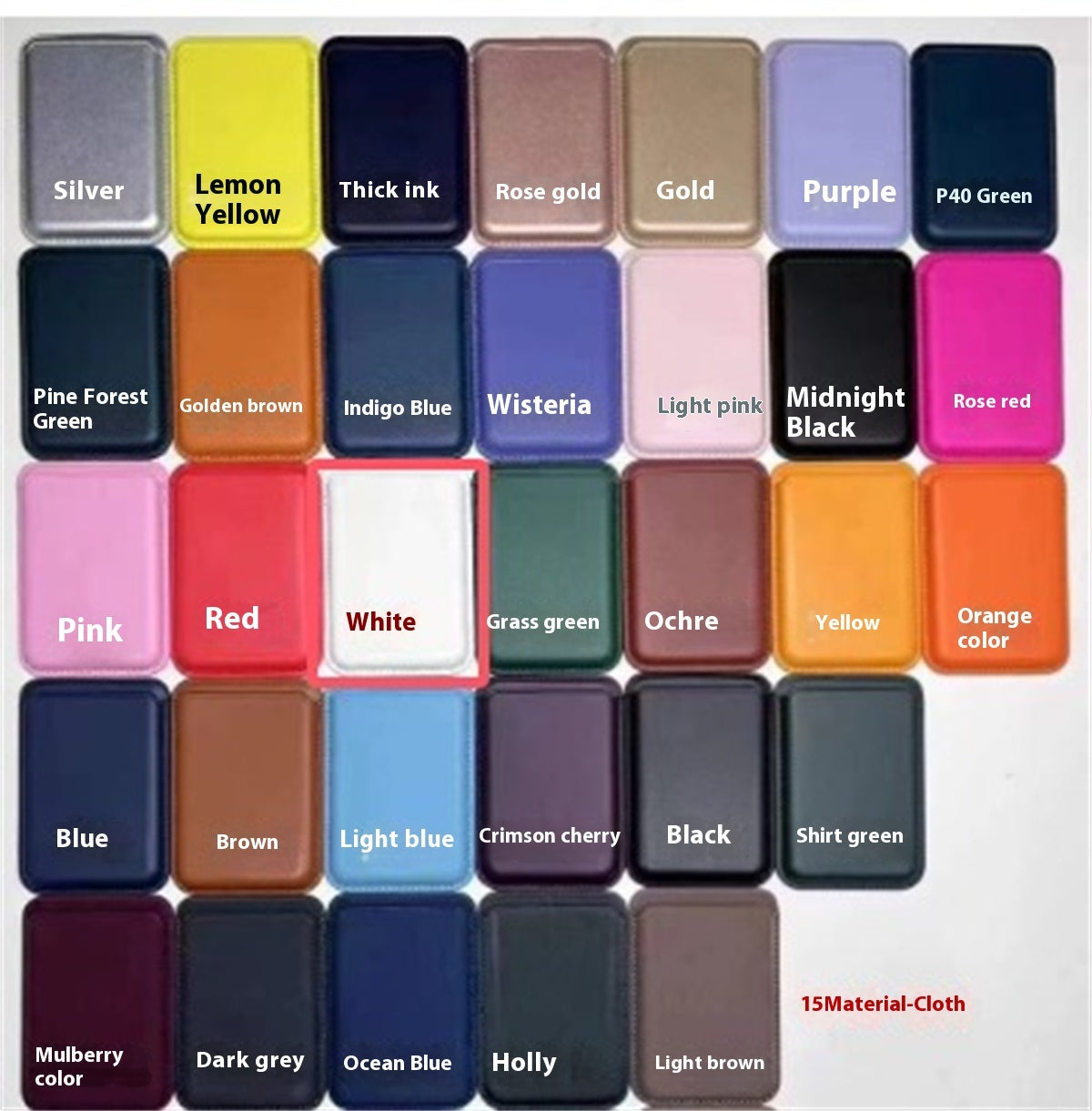 Tarjetero magnético de cuero MagSafe con soporte integrado para iPhone 12/13/14