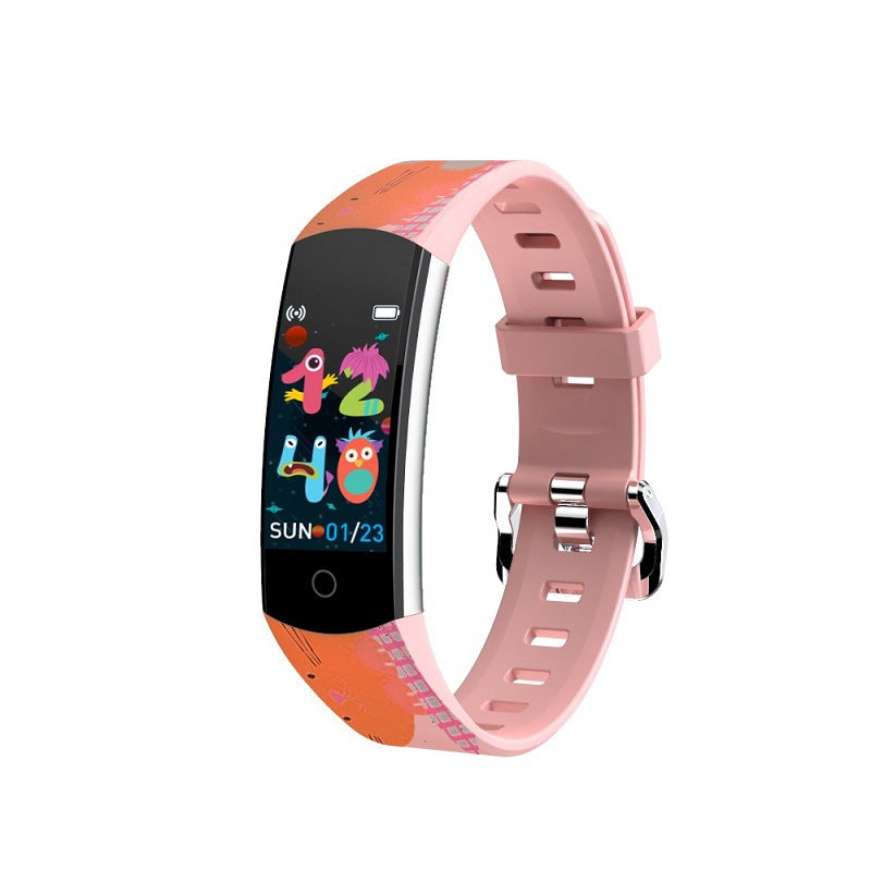 Kids Smart Bracelet - Heart Rate and Oxygen Monitor with Pedometer for Sports