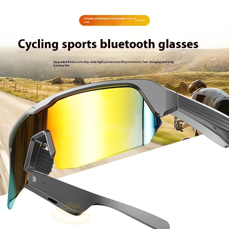 Lunettes de Soleil Bluetooth Intelligentes - Audio Musique Appels Mains Libres UV