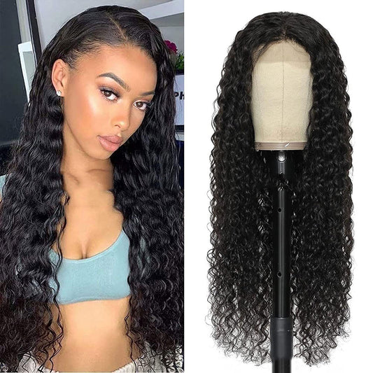 Long Curly Lace Front Wig - High Temperature Fiber 150% Density