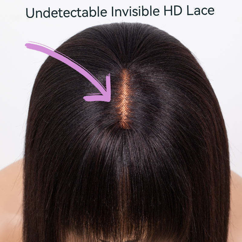 Bob Wig, Human Hair, Lace Front, 10 Inches