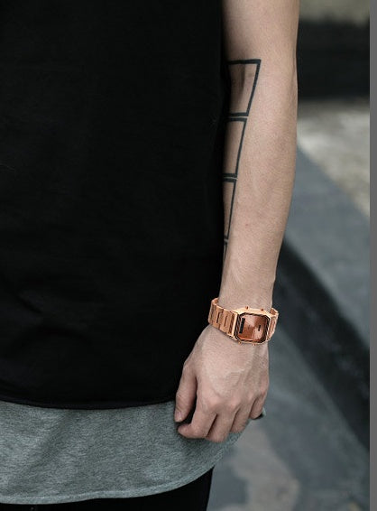 Montre Homme Business Rétro Classique - Bracelet Acier Électronique