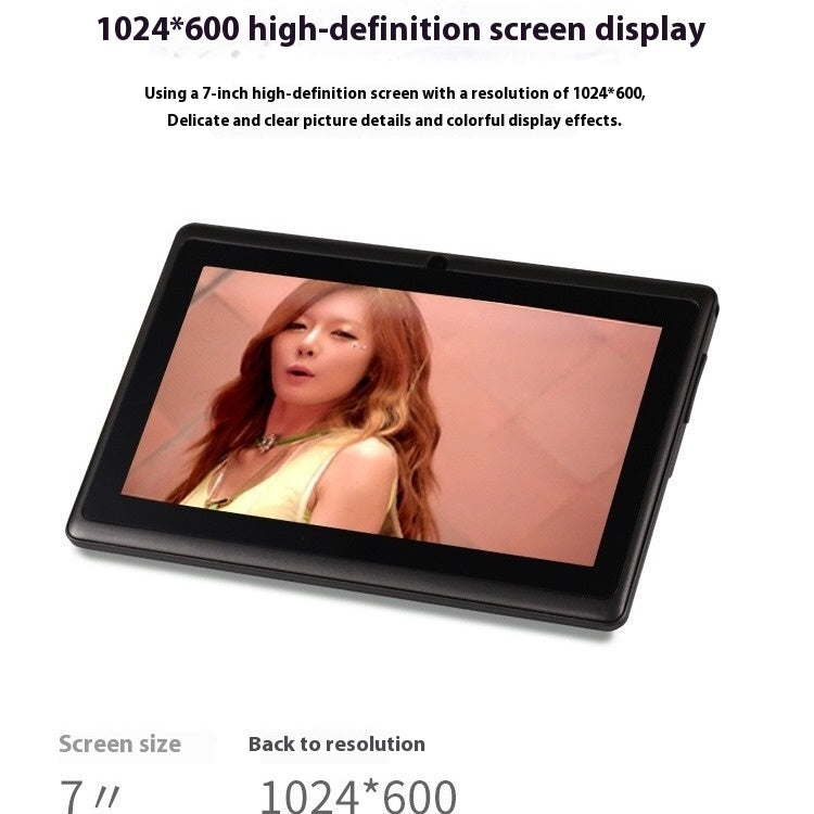 7-inch Tablet with WiFi, Bluetooth, and Internet - Compact Android