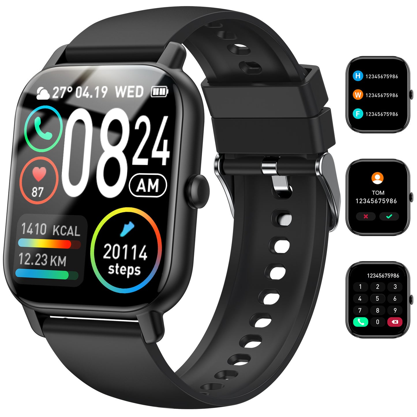Smart Watch Bluetooth Calls - Heart Health Sleep