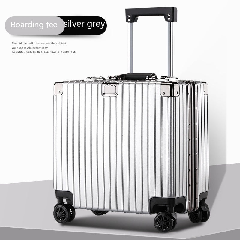 Maleta de cabina rígida de aluminio de 18 a 20 pulgadas - Ruedas TSA