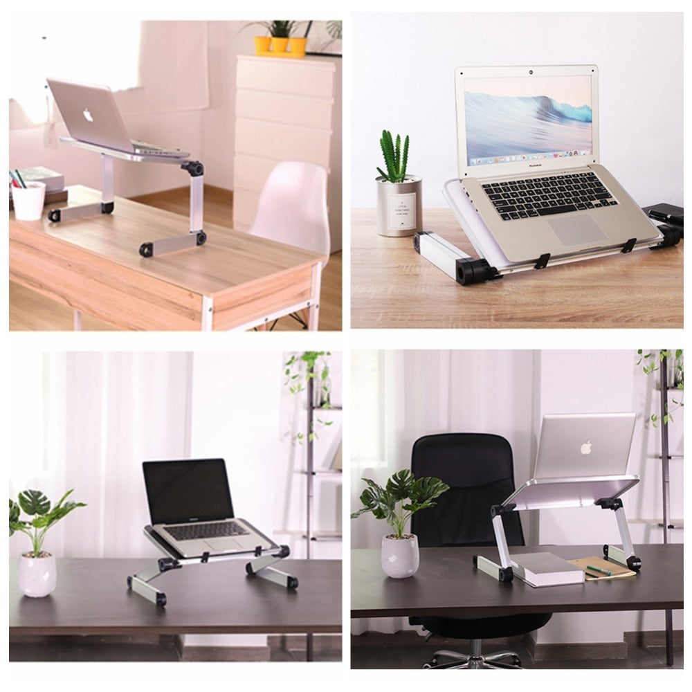 Ergonomic Foldable Laptop Stand - Adjustable for PC and Tablet