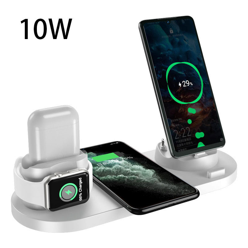Chargeur Sans Fil 6 en 1 iPhone Montre Station Charge Rapide