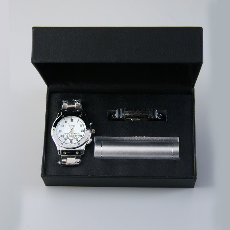 Set de regalo de negocios para hombre - Reloj, joyería y accesorios (4 piezas) | SADJÉ