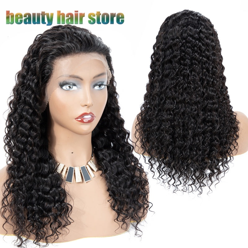 Brazilian Curly Human Hair Wig - Lace Front 150% Density
