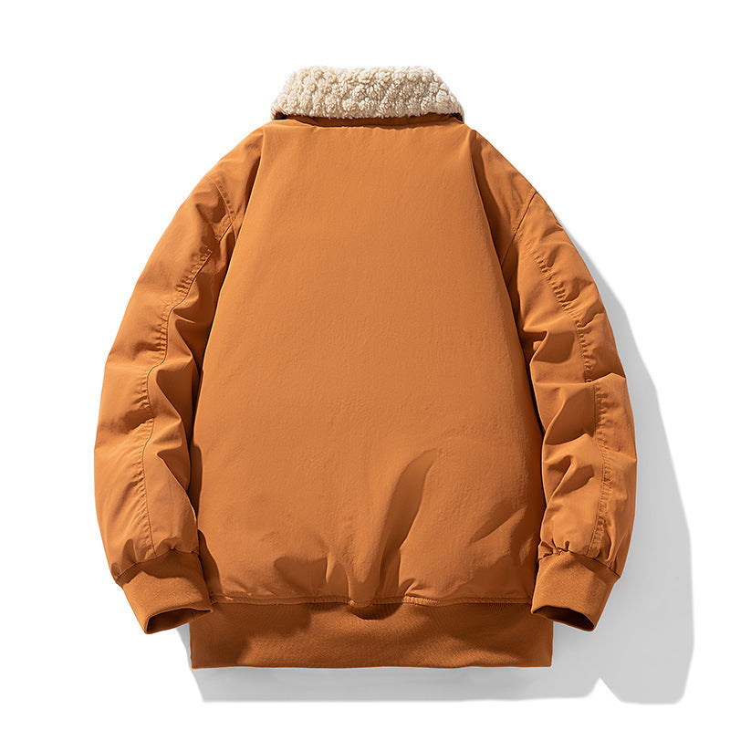 Manteau à Capuche Épais Homme Hiver - Veste Thermique Chaude Cardigan Grande Taille