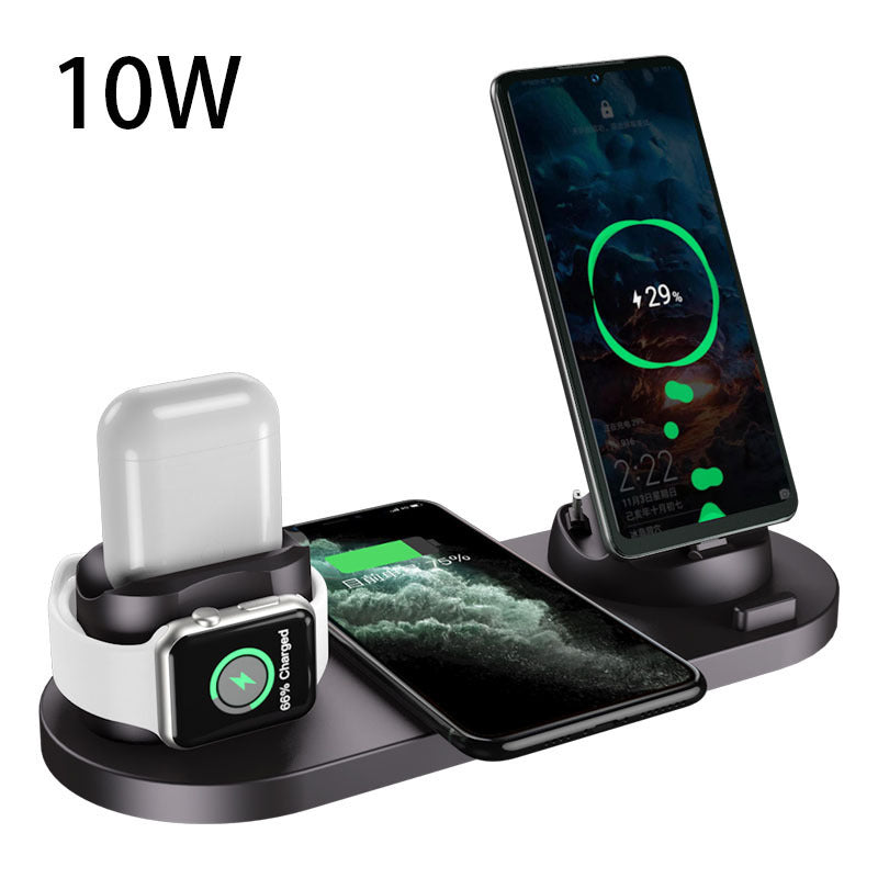 Chargeur Sans Fil 6 en 1 iPhone Montre Station Charge Rapide