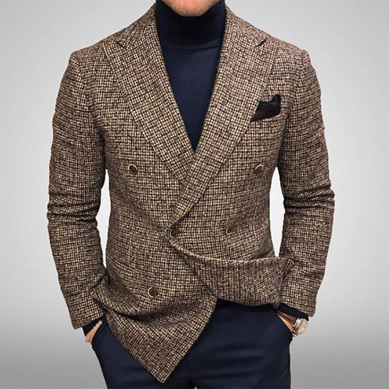 Veste de Costume Homme Décontractée - Blazer Ample Coupe Simple Élégante
