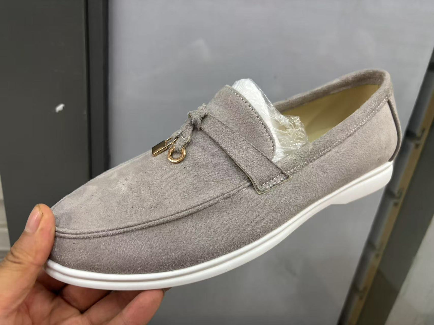 Men's Gommino Leather Moccasins - Lightweight Casual Slip-On Shoes, European Style