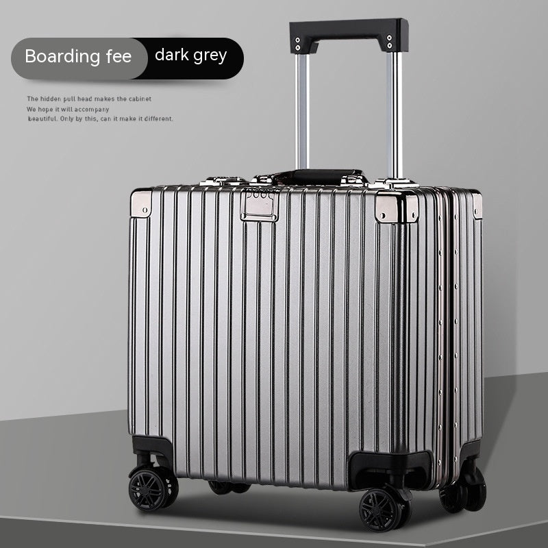 Maleta de cabina rígida de aluminio de 18 a 20 pulgadas - Ruedas TSA