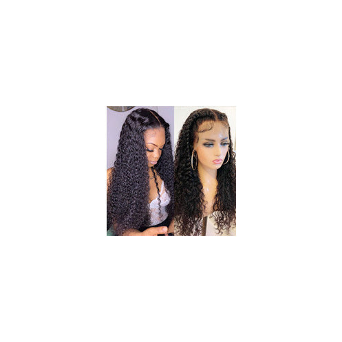 Brazilian Curly Human Hair Wig - Lace Front 150% Density