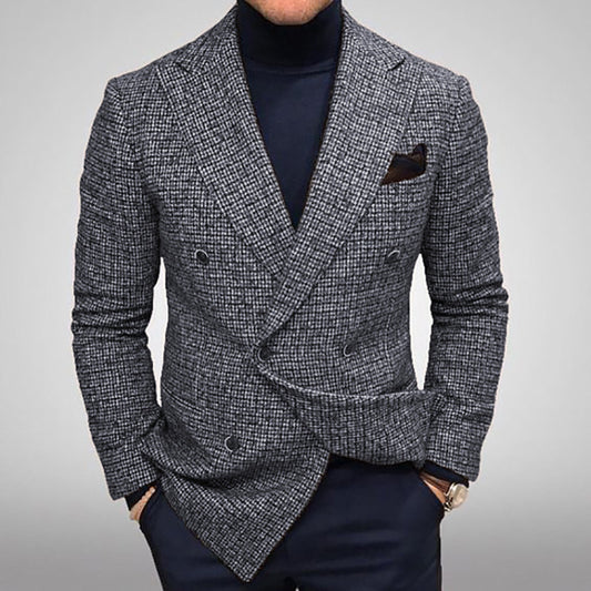 Veste de Costume Homme Décontractée - Blazer Ample Coupe Simple Élégante