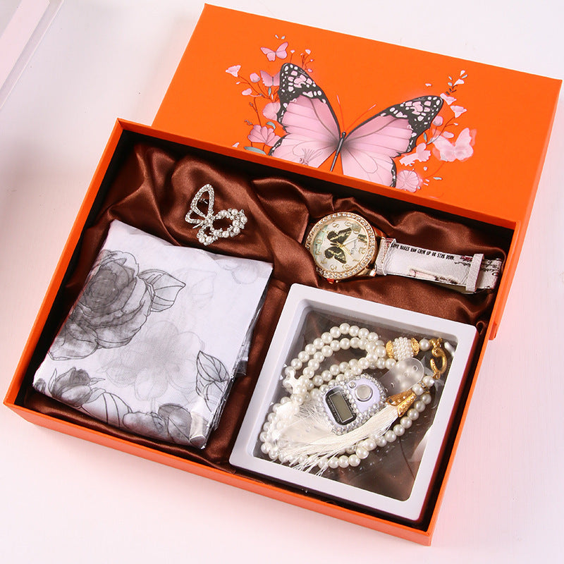 Coffret Cadeau Demoiselle d'Honneur 5-6 Pièces - Ensemble Mariage avec Nœud Élégant