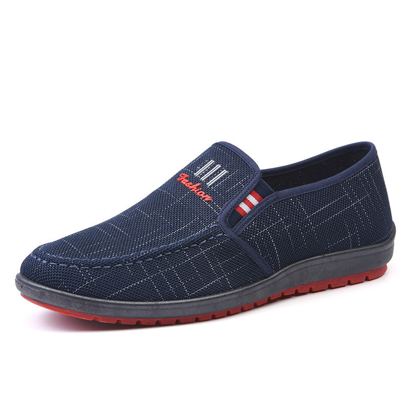 Men's Casual Canvas Shoes - Beijing Style Breathable Comfort