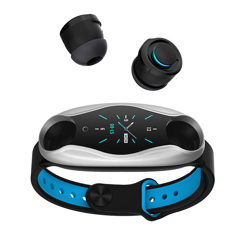 Bluetooth Smart Bracelet with Built-in Earphone - 2-in-1 Smartwatch