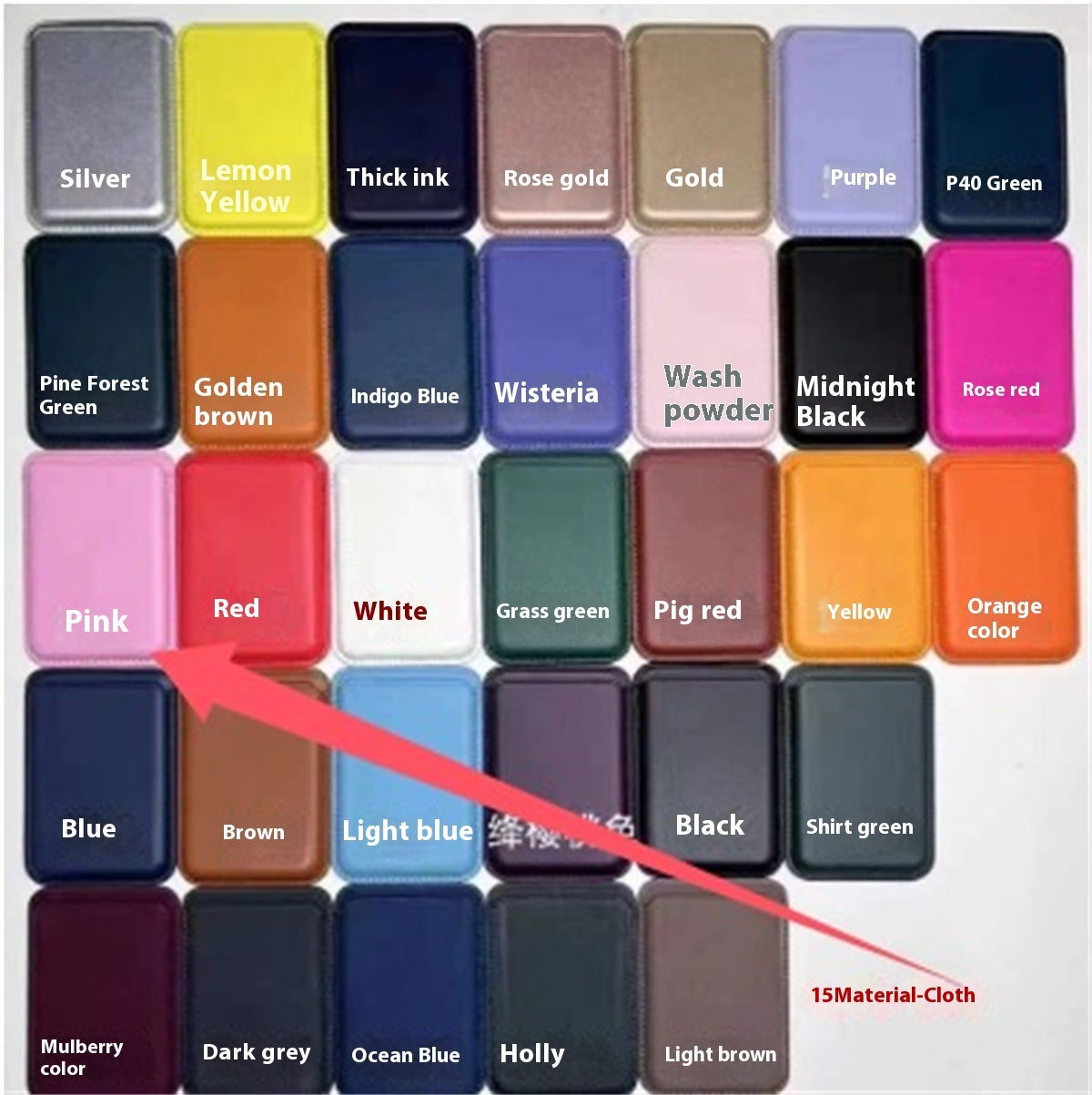 Tarjetero magnético de cuero MagSafe con soporte integrado para iPhone 12/13/14