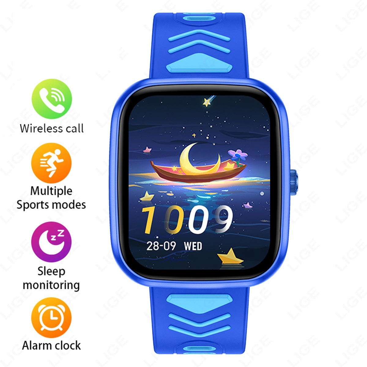 Kids Smartwatch with Bluetooth Calling - Sleep Detection and Activity Tracking
