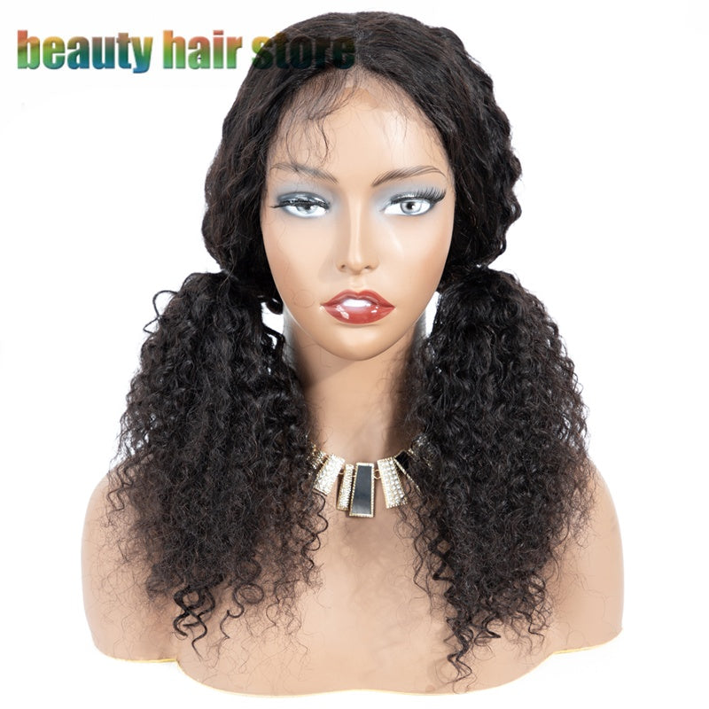Brazilian Curly Human Hair Wig - Lace Front 150% Density