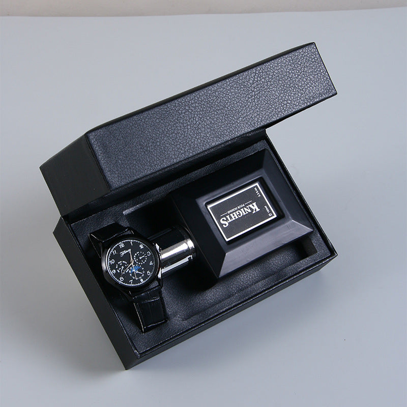 Set de regalo de negocios para hombre - Reloj, joyería y accesorios (4 piezas) | SADJÉ