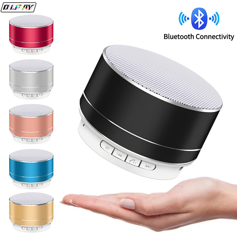 Altavoz Bluetooth portátil A10: mini altavoz inalámbrico con subwoofer y ranura para tarjeta TF