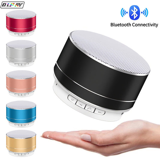 Altavoz Bluetooth portátil A10: mini altavoz inalámbrico con subwoofer y ranura para tarjeta TF