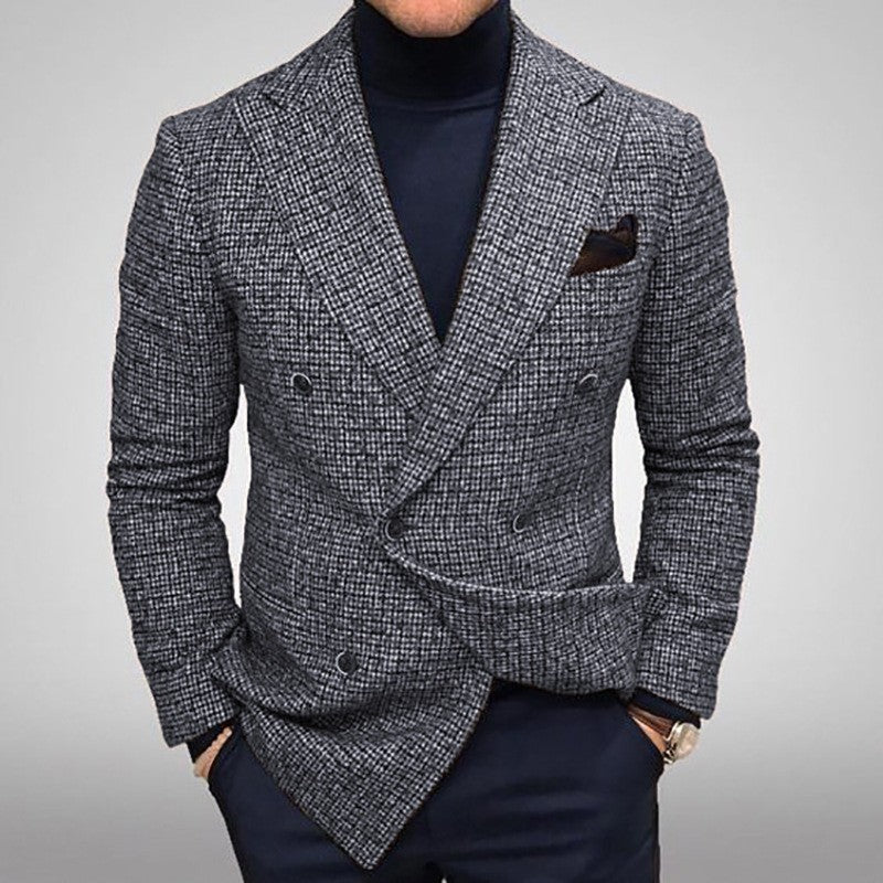 Veste de Costume Homme Décontractée - Blazer Ample Coupe Simple Élégante