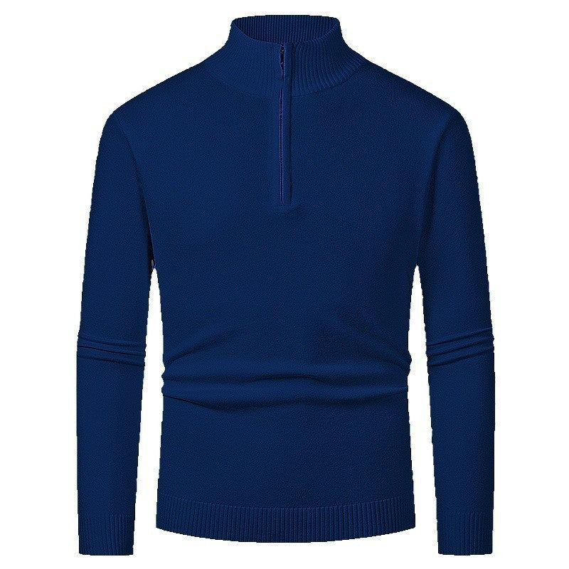 Pull Homme Polo Demi-Zip - Style Fashion Manches Longues