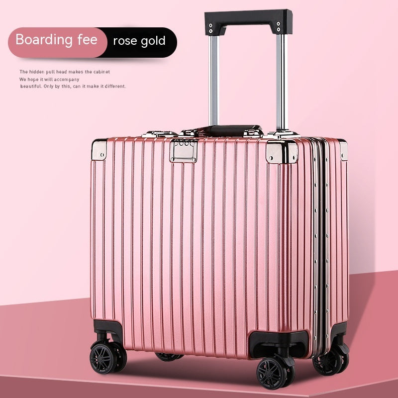 Maleta de cabina rígida de aluminio de 18 a 20 pulgadas - Ruedas TSA