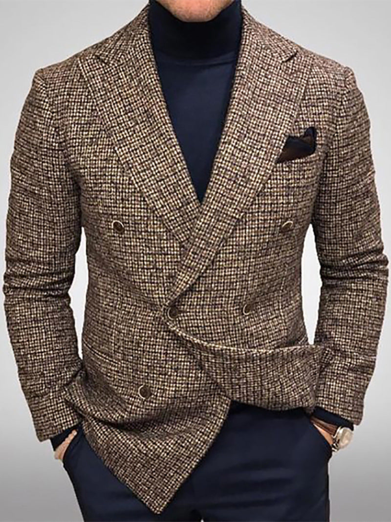 Veste de Costume Homme Décontractée - Blazer Ample Coupe Simple Élégante