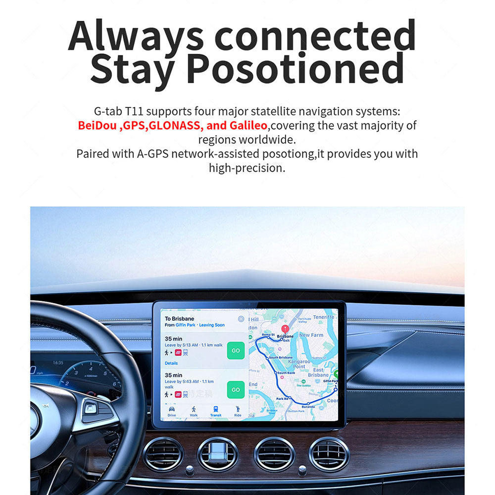 G-Tab T11 Android 14 Tablet - 10.1" 8GB RAM 128GB Dual 4G WiFi 5GHz