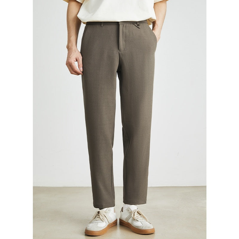 Pantalon Homme Slim Droit Casual - Coupe Ajustée Cheville