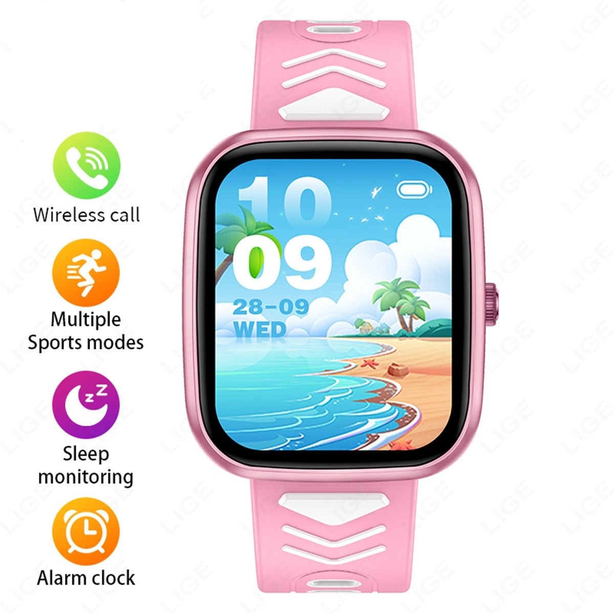 Kids Smartwatch with Bluetooth Calling - Sleep Detection and Activity Tracking