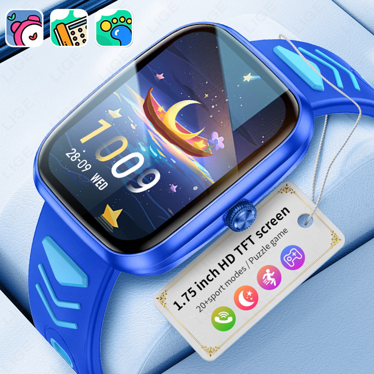 Kids Smartwatch with Bluetooth Calling - Sleep Detection and Activity Tracking