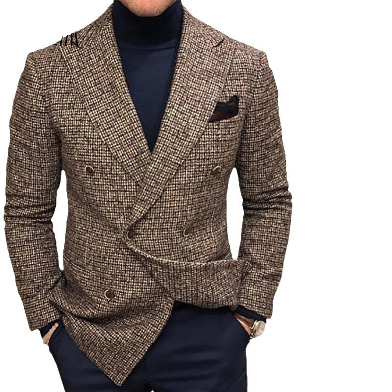 Veste de Costume Homme Décontractée - Blazer Ample Coupe Simple Élégante