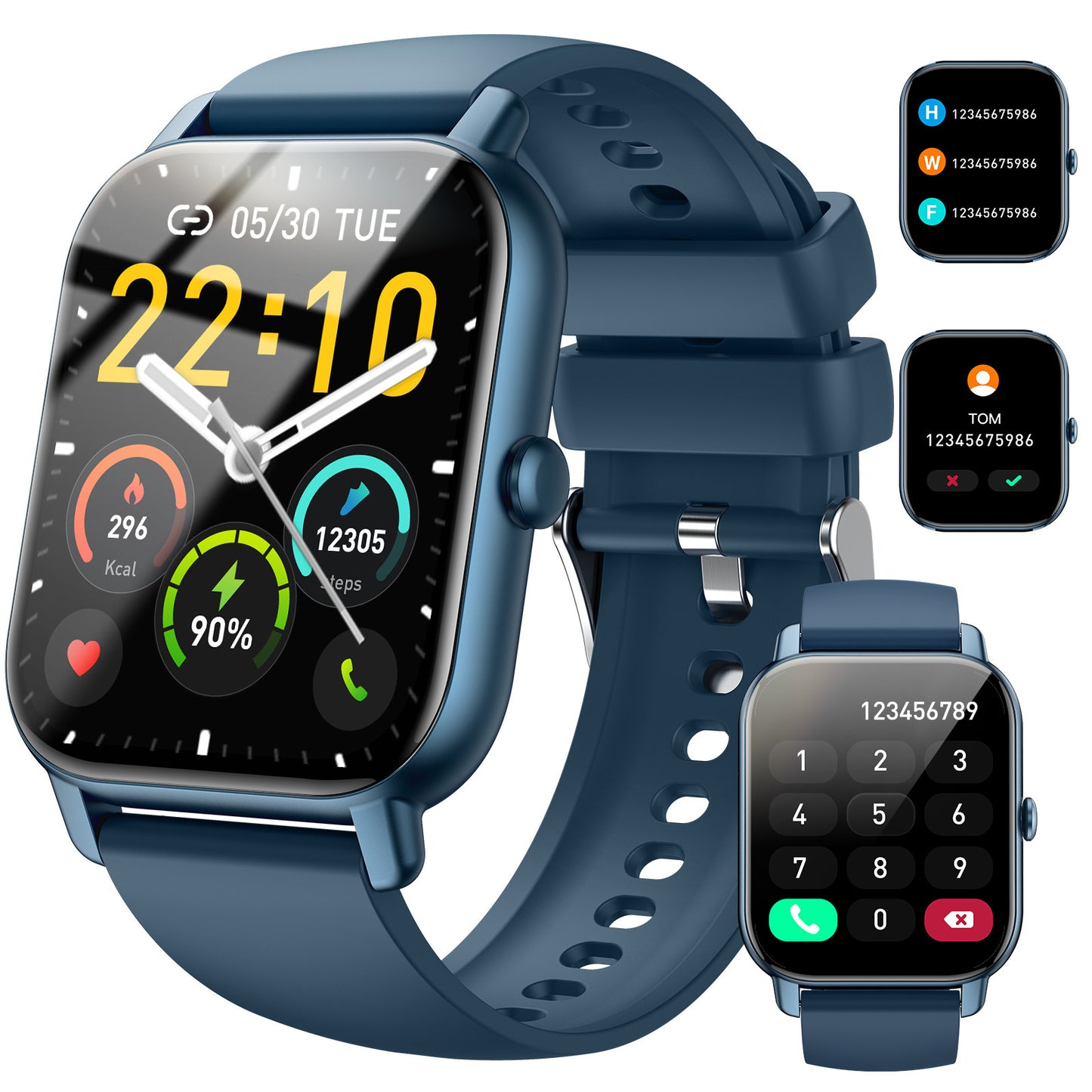 Smart Watch Bluetooth Calls - Heart Health Sleep