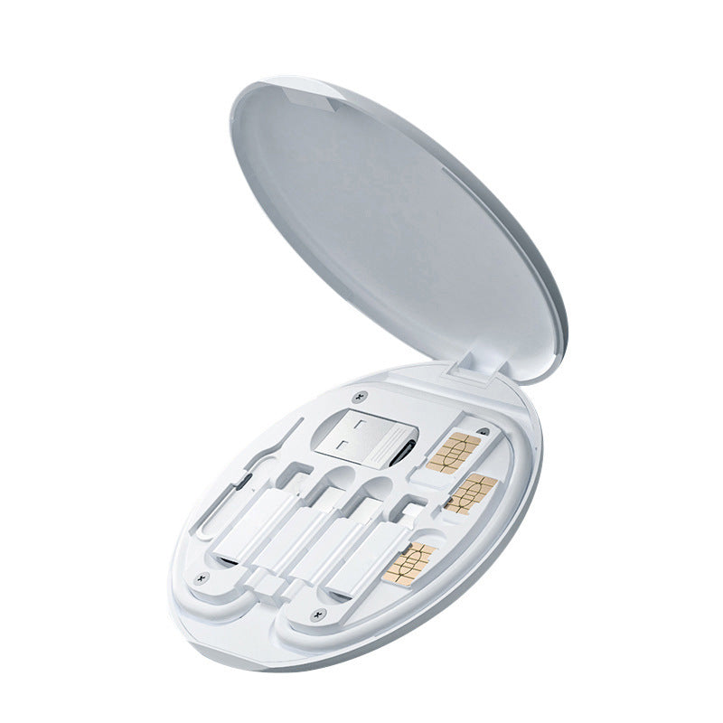 Cable de carga rápida multifuncional de 60 W con estuche de almacenamiento - 3 en 1